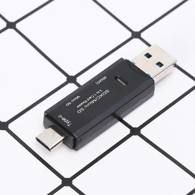 3-in-1 TF SD Card Reader USB C Adapter Sim Card Reader for Computer and Phone – product detail