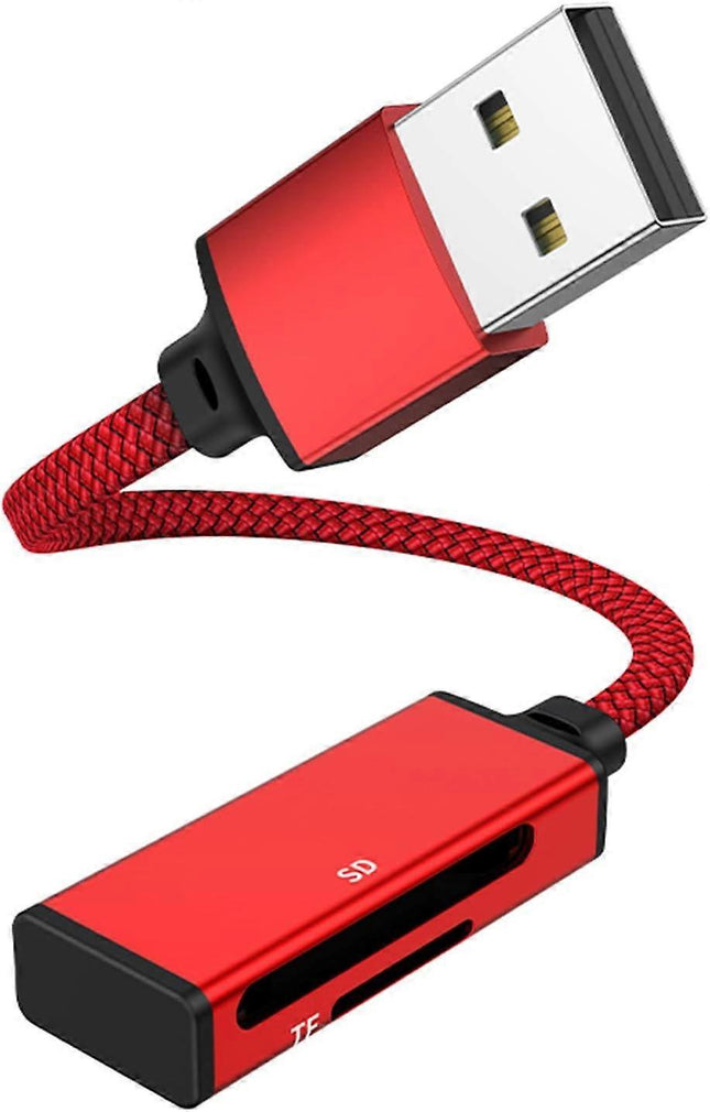 2-in-1 USB & USB-C TF/SD Card Reader Adapter for Laptop Phone Tablet – product detail