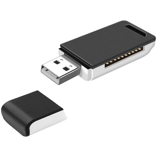 USB 2.0 Memory Card Reader Adapter for SD/TF Cards Compact Card Reader V1263-JX-4734