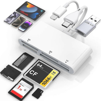 Multi-Card Reader for Android Devices, TF SD Memory Card Adapter USB