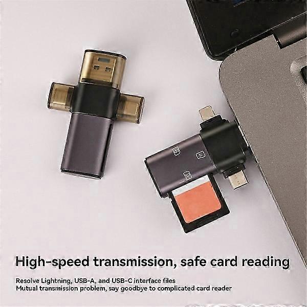 3-in-1 USB-C Plus USB3.0 Plus SD Card Reader Multi Card Adapter for Phones and Laptops – product detail