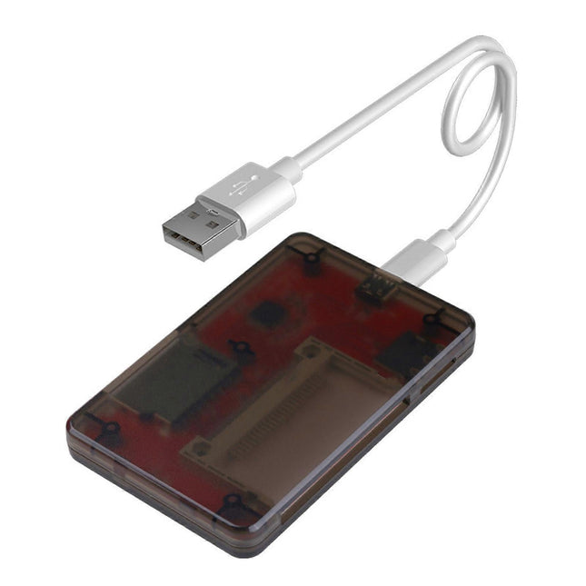 Multi Card Reader Adapter USB 2.0 with Indicator Light for Camera TF SD Cards V1263-JX-4740
