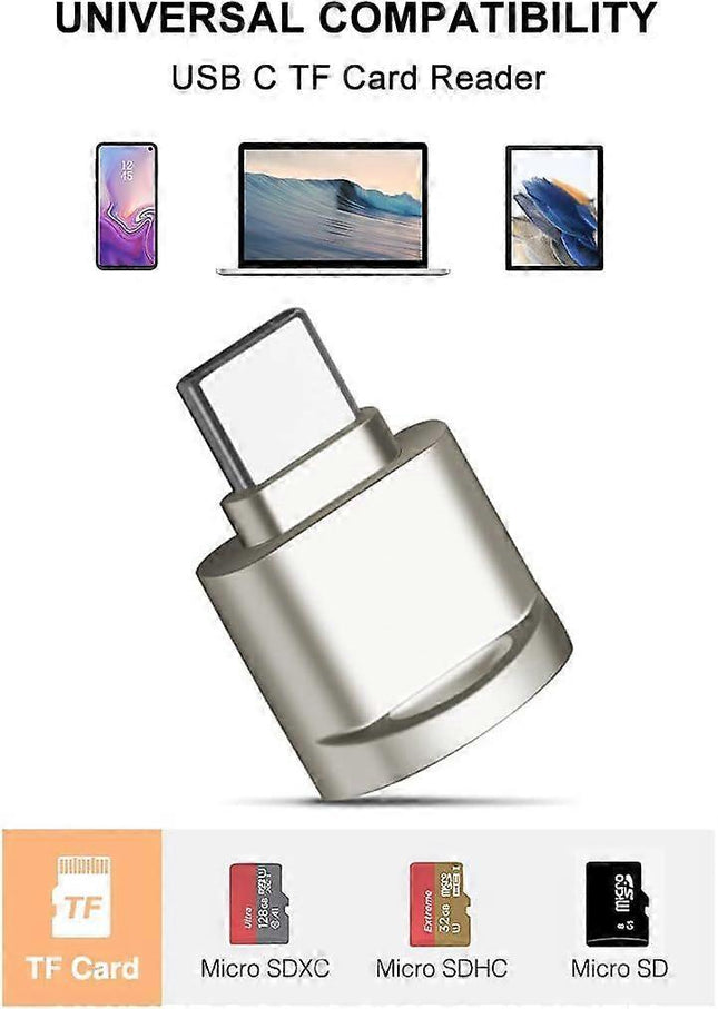 USB C to SD/TF Card Reader Micro SD Memory Card Reader Adapter – product detail
