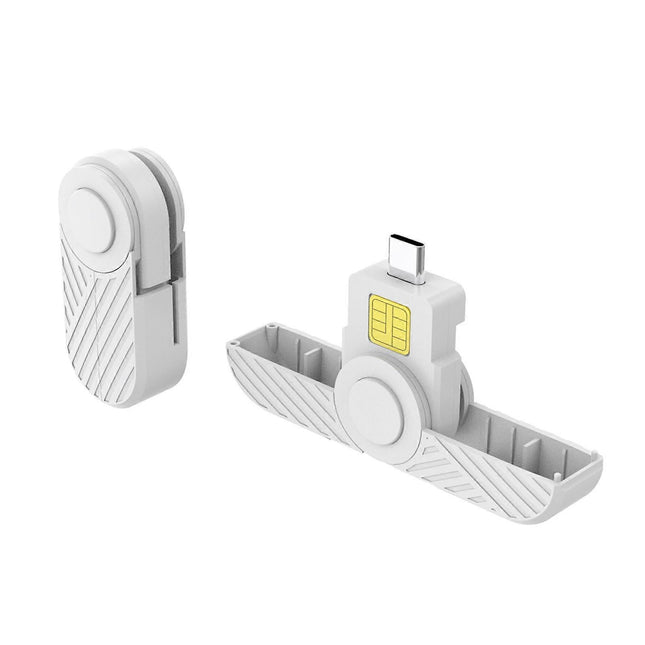 USB C Card Reader Foldable DOD CAC Bank Chip Card Reader V1263-JX-4756