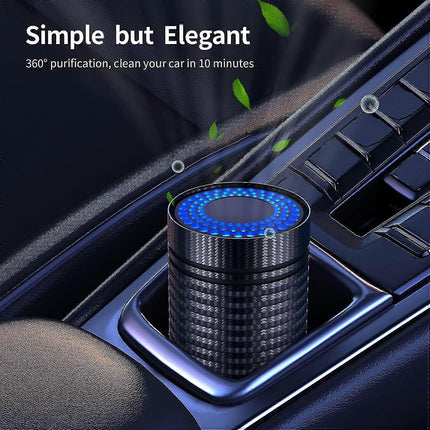 Car Air Purifier for Smoke, Mini Travel Quiet Personal Air Cleaner