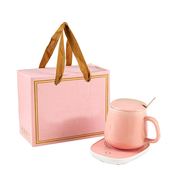 Coffee Mug Warmer Set with Mug for Desk or Home Gift Option V1263-JX-4824
