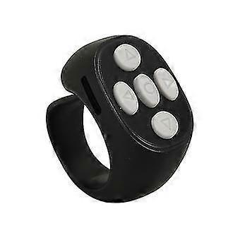Bluetooth 5.3 Wireless Smart Ring Controller - Black