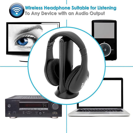 Stereo Wireless Over-Ear Headphones High Fidelity Headset