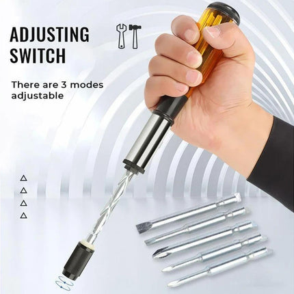1 Set Screwdrivers Demountable High Precision Metal Hand Pressing Nut Drivers Hand Tools-Yellow