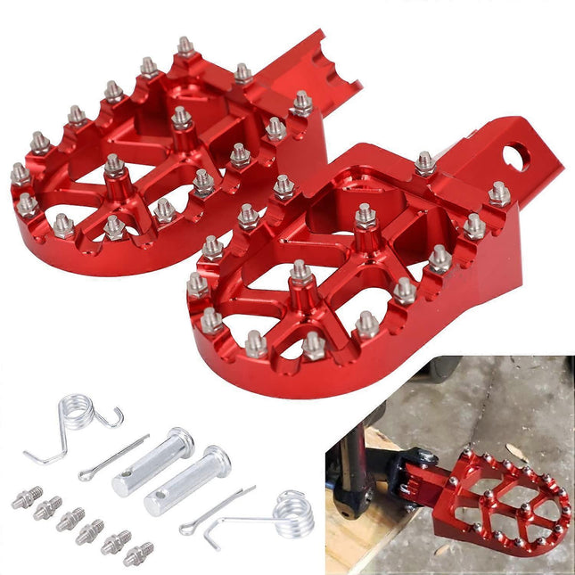 Red Motorcycle Foot Rests for Dirt Bike V1263-JX-4977