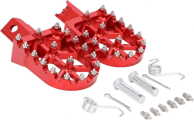 Red Motorcycle Foot Rests for Dirt Bike – product detail