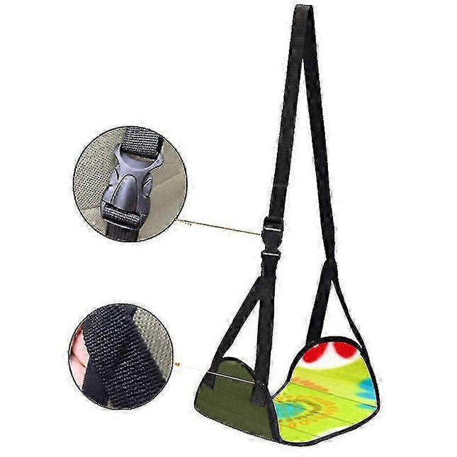 Adjustable Height Travel Foot Hammock for Plane Carry-On Size V1263-JX-4983