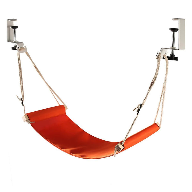 Adjustable Desk Foot Hammock with Strap Office/Travel Use V1263-JX-4985