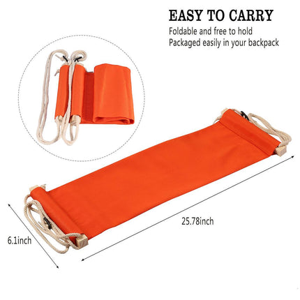 Adjustable Desk Foot Hammock with Strap, Office/Travel Use