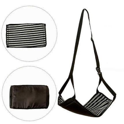 Black Plane Travel Foot Rest, 39*23cm, 1pc