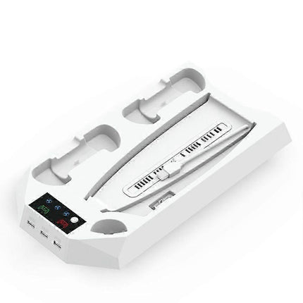 Bracket with Cooling & Dual Controller Charging Station for Gaming Fan Speed