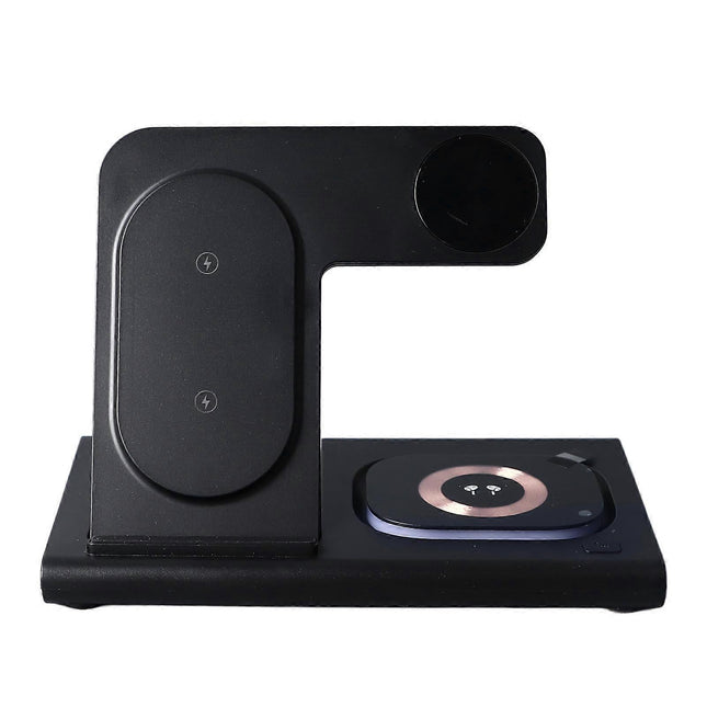 25W 3-in-1 Wireless Charging Station for iPhone Home & Office Black V1263-JX-4992