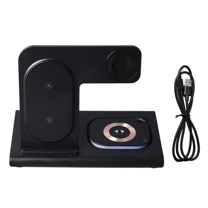 25W 3-in-1 Wireless Charging Station for iPhone, Home & Office, Black