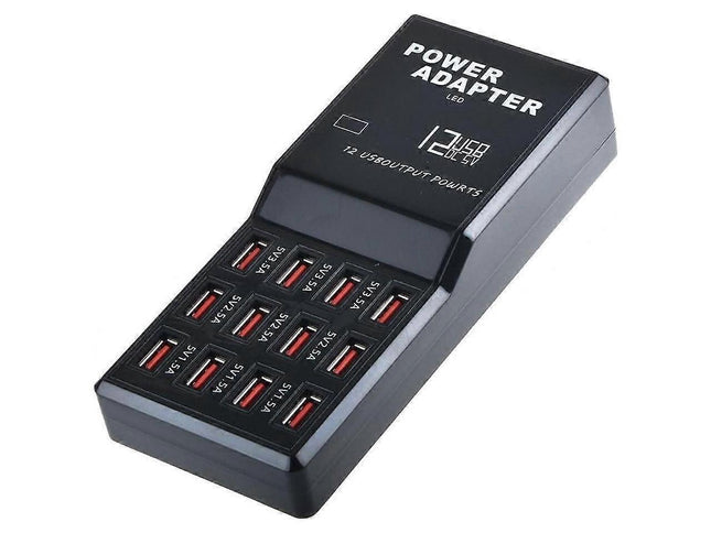 60W 12-Port USB Charging Station for Multiple Devices Apple & More V1263-JX-4999
