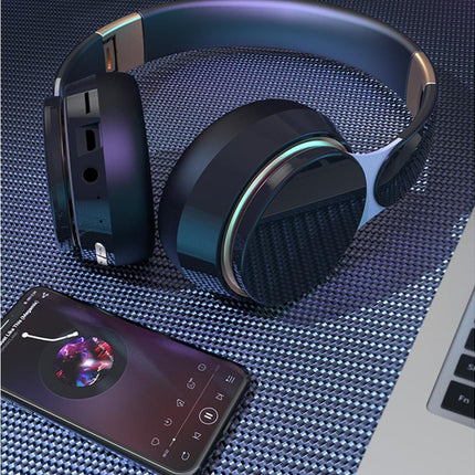 Wireless Headphones - Foldable Stereo - Bluetooth Over Ear Headset with Mic for Sports