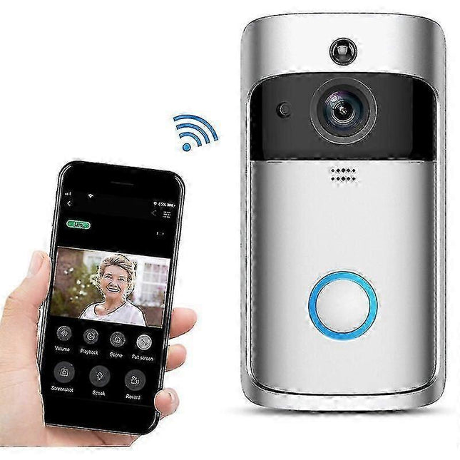 Wireless Video Doorbell Camera with Indoor Chime Security V1263-JX-5027