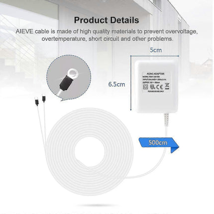 18V Power Adapter for Nest/Arlo Video Doorbell Transformer