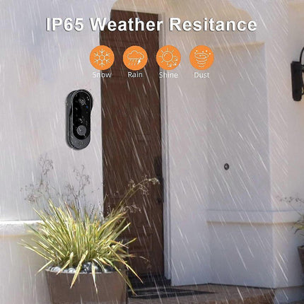 Smart Video Doorbell, Rechargeable Wireless Camera Doorbell