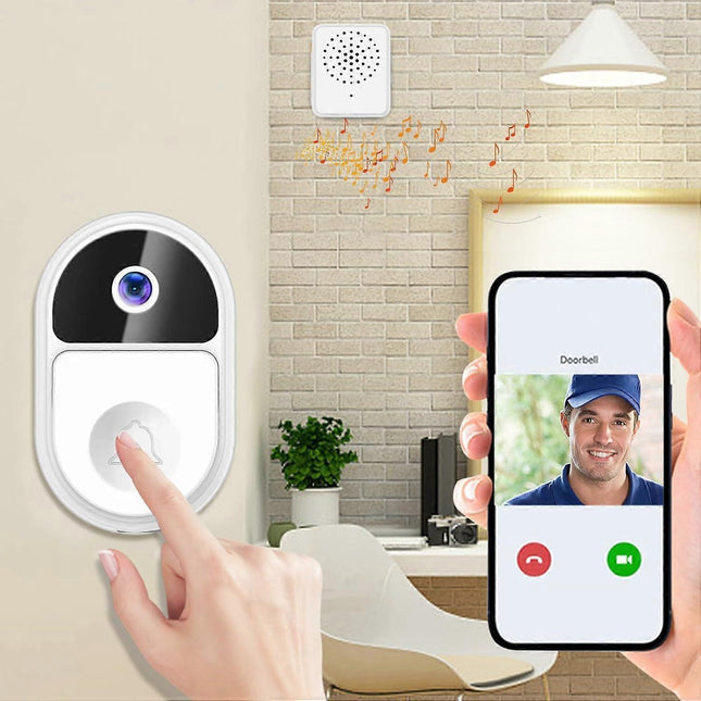 Smart Video Doorbell with Chime HD Night Vision Anti-Theft V1263-JX-5031