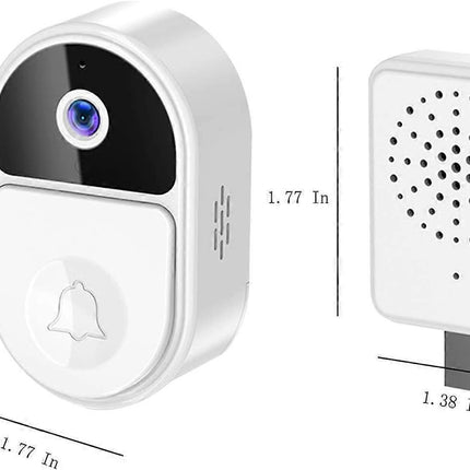 Smart Video Doorbell with Chime, HD Night Vision, Anti-Theft