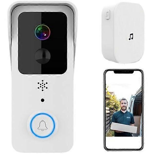 T32-1080P Wireless Video Doorbell with Indoor Chime Macaron Color V1263-JX-5038