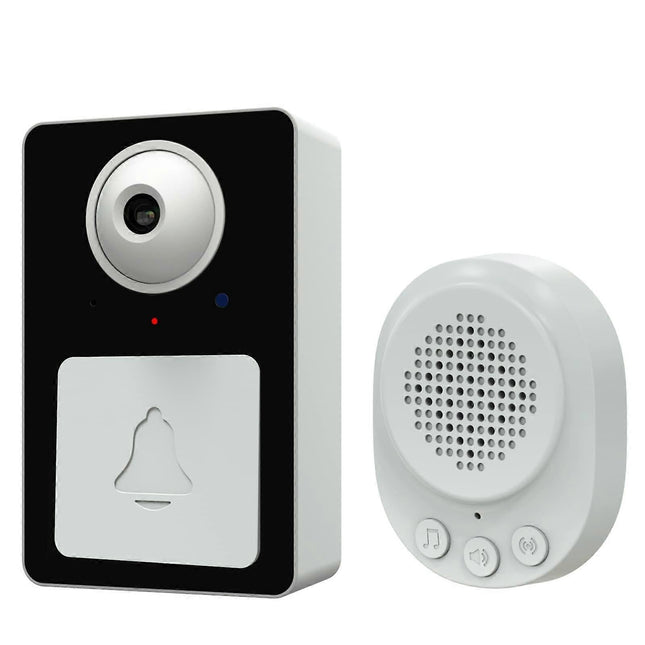 Wireless Video Doorbell Camera with Chime Rechargeable Cordless Smart Doorbell V1263-JX-5040