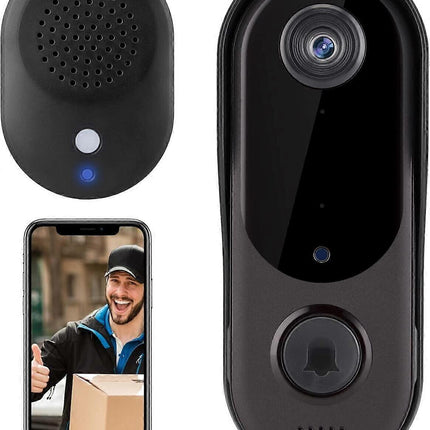 Smart Wireless Video Doorbell, WiFi Home Intercom, HD Night Vision
