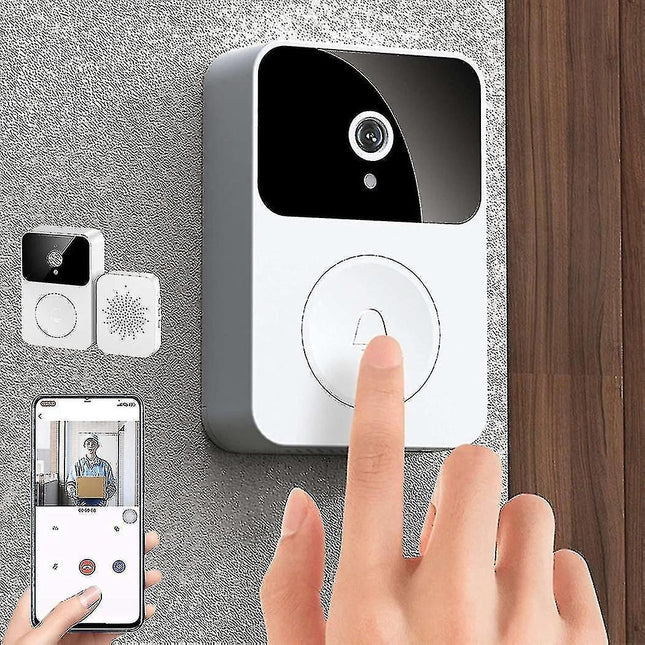 Smart Ring Video Doorbell Wireless HD Night Vision Home Intercom V1263-JX-5053