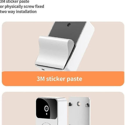 Smart Ring Video Doorbell, Wireless HD Night Vision Home Intercom