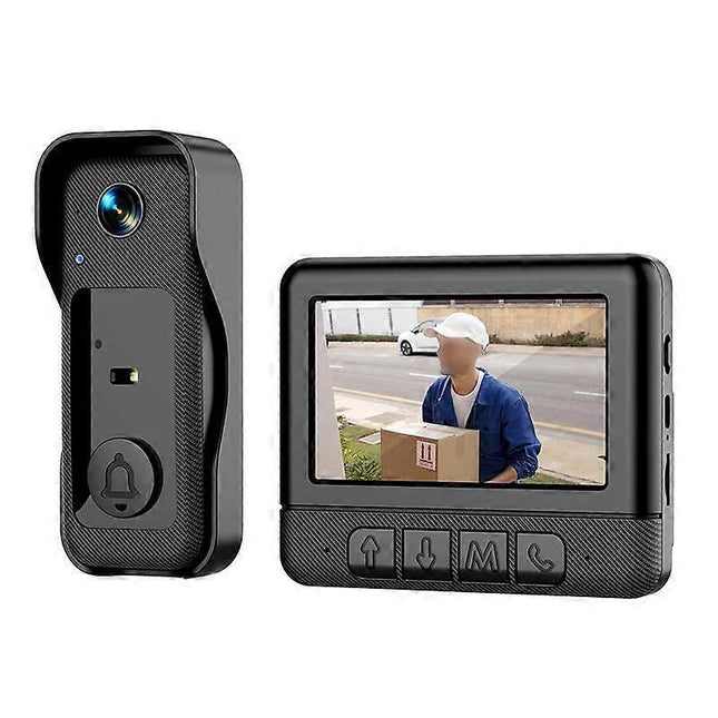 X6 Wireless Video Doorbell Night Vision Black V1263-JX-5058