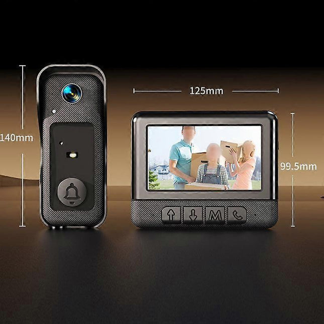 X6 Wireless Video Doorbell Night Vision Black – product detail