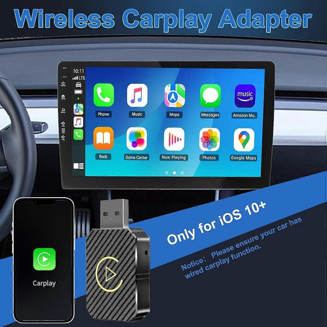 Wireless CarPlay Adapter Convert Wired CarPlay to Wireless Plug & Play Dongle – product detail