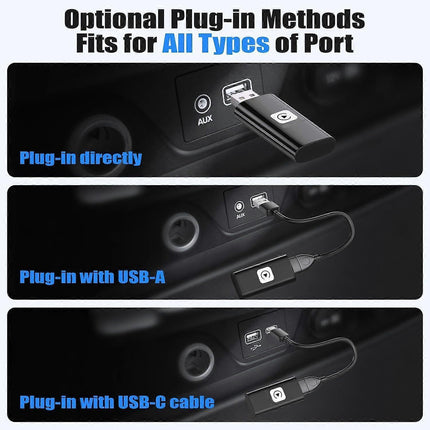 Wireless CarPlay Adapter, Fast & Compact CarPlay Dongle Converter