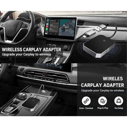 Wireless CarPlay Adapter, Upgrade Wired CarPlay to Wireless Easily