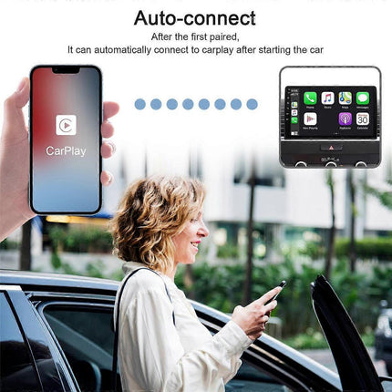Wireless CarPlay Adapter, Wired to Wireless Dongle with WiFi Online Update