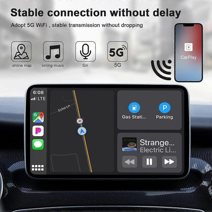 Wireless CarPlay Adapter, Converts Wired to Wireless for iPhone