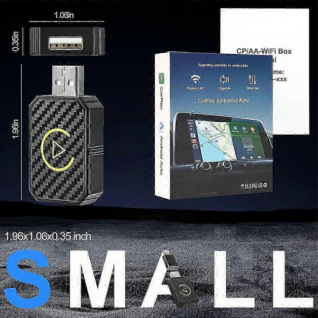 Android Auto & Apple CarPlay Wireless Adapter Convert Wired to Wireless – product detail