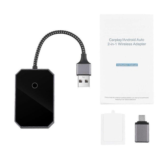2 in 1 Wireless CarPlay Adapter Convert Wired to Wireless CarPlay Box V1263-JX-5120