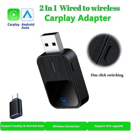 CarPlay Adapter for Android, Wired to Wireless AI Box