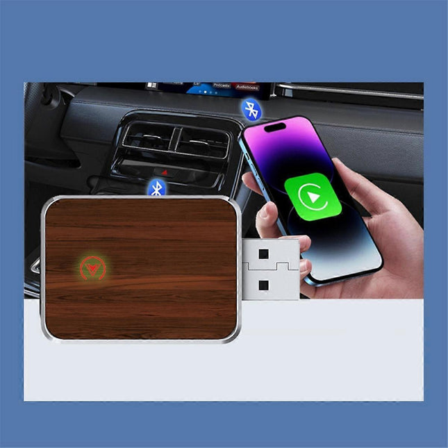 Wired to Wireless CarPlay Adapter for iOS & Android Black – product detail