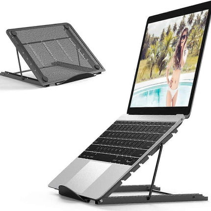 Ventilated Adjustable Laptop Stand, Ergonomic Desk Holder