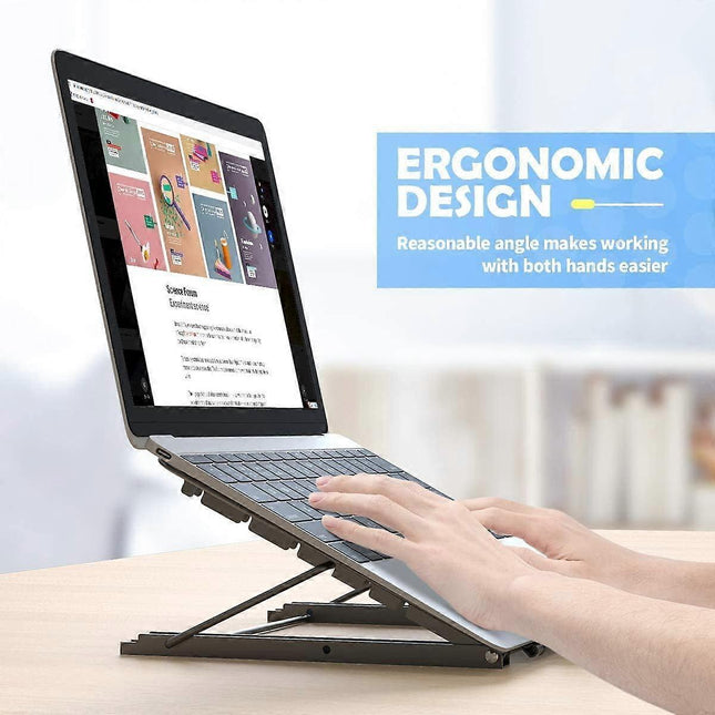Ventilated Adjustable Laptop Stand Ergonomic Desk Holder – product detail