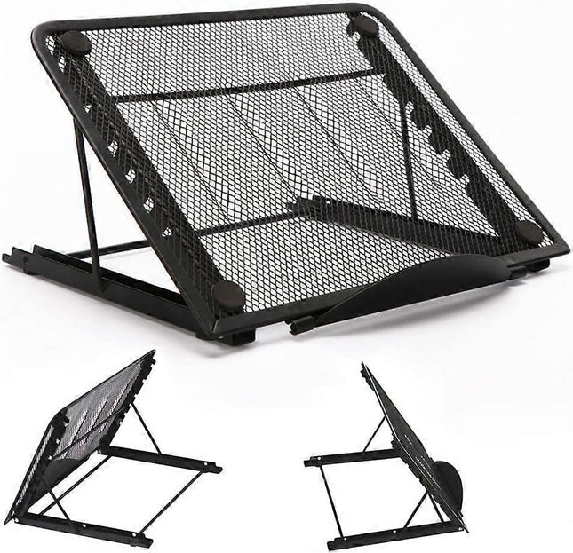 Foldable Aluminum Laptop Stand Adjustable Ventilated Stand for Laptop/Tablet/Phone V1263-JX-5154