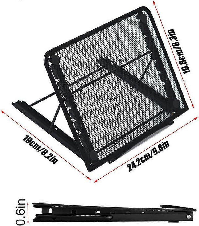 Foldable Aluminum Laptop Stand Adjustable Ventilated Stand for Laptop/Tablet/Phone – product detail