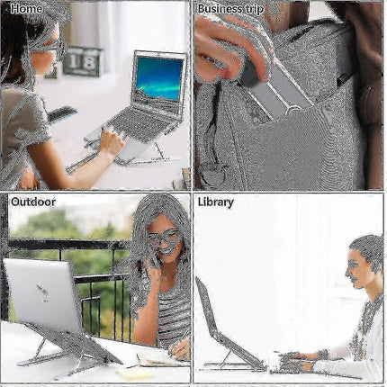 Portable Laptop Stand for Desk, Foldable Holder